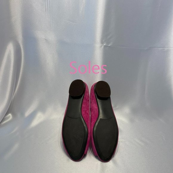 Van Eli Suede Flats with Scalloped Edges Size 8 M - Picture 10 of 11